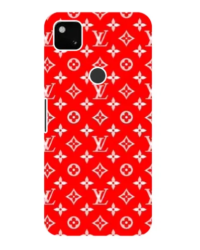 Чохол для Google Pixel 4a з картинкою «Яскравий паттерн LV»