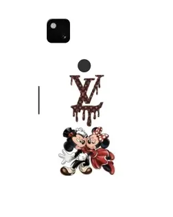 Чохол для Google Pixel 4a з картинкою «LV та Міккі Маус»