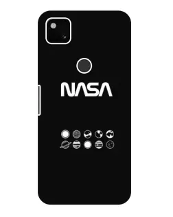 Чохол для Google Pixel 4a з картинкою «NASA — технічний принт»