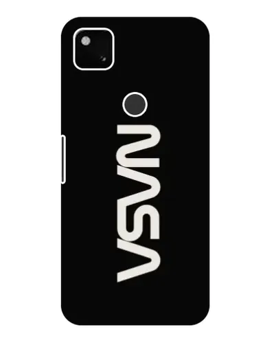 Чохол для Google Pixel 4a з картинкою «NASA — вертикальний логотип»