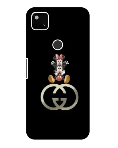 Чохол для Google Pixel 4a з картинкою «Мінні Маус на лого»
