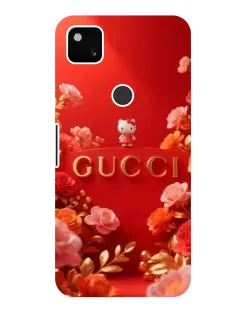 Чохол для Google Pixel 4a з картинкою «Gucci — золотий сад»