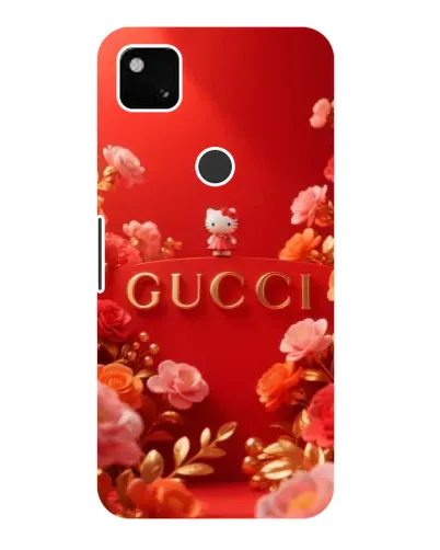 Чохол для Google Pixel 4a з картинкою «Gucci — золотий сад»
