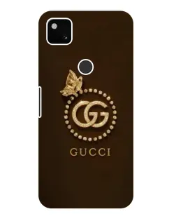 Чохол для Google Pixel 4a з картинкою «Gucci — золотий метелик»
