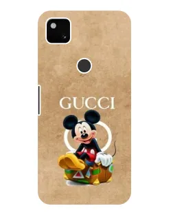 Чохол для Google Pixel 4a з картинкою «Міккі Маус Gucci — крафт»