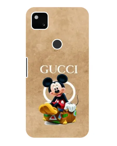 Чохол для Google Pixel 4a з картинкою «Міккі Маус Gucci — крафт»