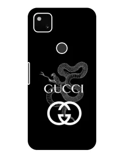 Чохол для Google Pixel 4a з картинкою «Gucci — срібна змія»
