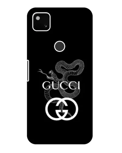 Чохол для Google Pixel 4a з картинкою «Gucci — срібна змія»