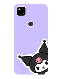 Чехол для Google Pixel 4a с картинкой «Забавная Kuromi»