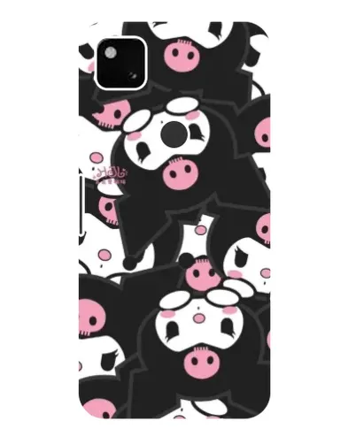 Чехол для Google Pixel 4a с картинкой «Паттерн голов Куроми»