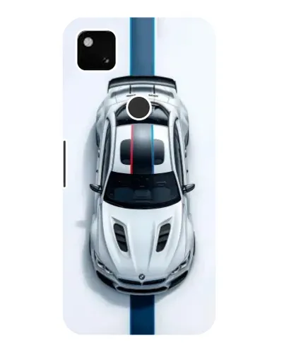 Чехол для Google Pixel 4a с картинкой «Вид сверху — BMW M»