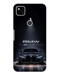 Чохол для Google Pixel 4a з картинкою «BMW крізь нічне місто»