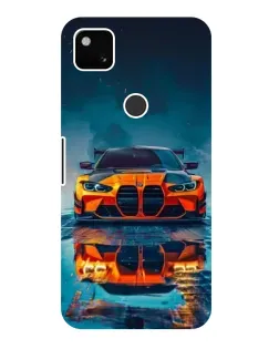 Чохол для Google Pixel 4a з картинкою «BMW — золота емблема»