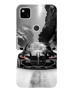 Чохол для Google Pixel 4a з картинкою «BMW — акварельний дрифт»
