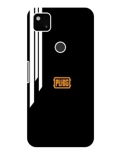Чехол для Google Pixel 4a с картинкой «PUBG — вертикальные линии»