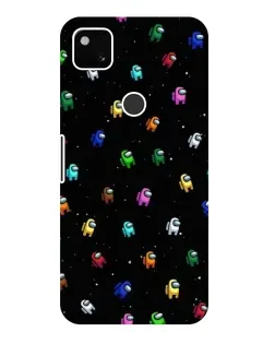 Чехол для Google Pixel 4a с картинкой «Экипаж Among Us»
