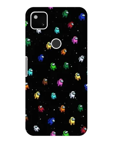 Чехол для Google Pixel 4a с картинкой «Экипаж Among Us»