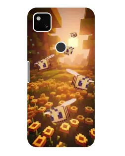 Чехол для Google Pixel 4a с картинкой «Поле подсолнухов»