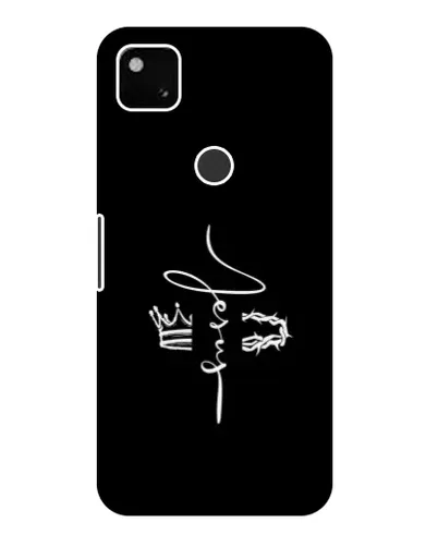 Чехол для Google Pixel 4a с картинкой «Король Славы Jesus»