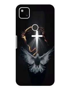 Чехол для Google Pixel 4a с картинкой «Голубь и Свет»