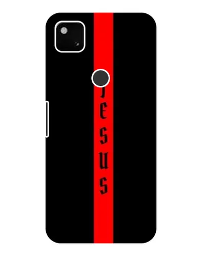 Чехол для Google Pixel 4a с картинкой «Красная линия веры»