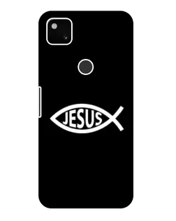 Чехол для Google Pixel 4a с картинкой «Классический Jesus»
