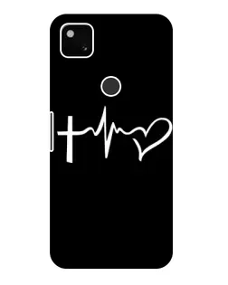 Чехол для Google Pixel 4a с картинкой «Пульс веры»
