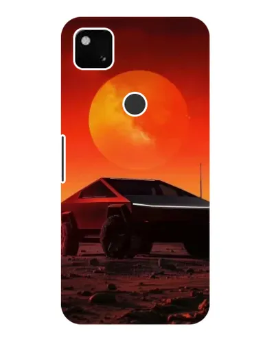 Чохол для Google Pixel 4a з картинкою «Cybertruck на Марсі»