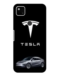 Чохол для Google Pixel 4a з картинкою «Tesla Model Y»