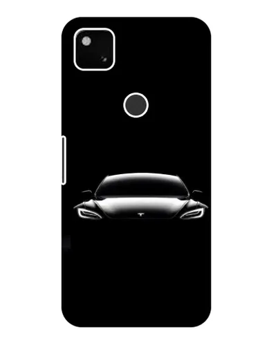 Чохол для Google Pixel 4a з картинкою «Фари Tesla Night»