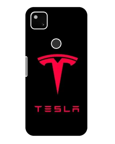 Чохол для Google Pixel 4a з картинкою «Tesla Red Logo»