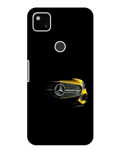 Чехол для Google Pixel 4a с картинкой «Mercedes — ретро стиль»