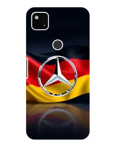 Чехол для Google Pixel 4a с картинкой «Mercedes — флаг Германии»