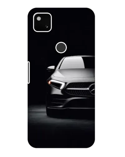 Чехол для Google Pixel 4a с картинкой «Свет фар Mercedes»