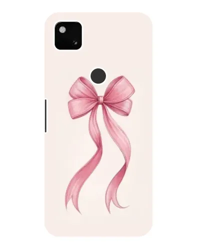Чехол для Google Pixel 4a с картинкой «Розовый бант»
