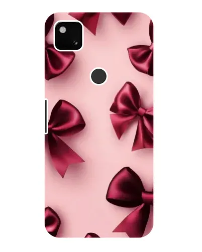 Чехол для Google Pixel 4a с картинкой «Бордовый атлас»