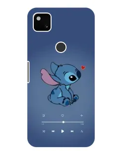 Чехол для Google Pixel 4a с картинкой «Музыкальный Stitch»