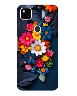Чехол для Google Pixel 4a с картинкой «Цветочная феерия»