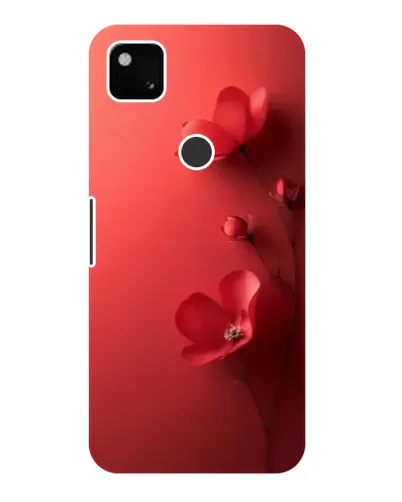 Чехол для Google Pixel 4a с картинкой «Маковые соцветия»