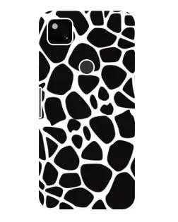 Чехол для Google Pixel 4a с картинкой «Черно-белый жираф»