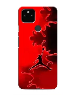 Чехол для Google Pixel 5 с картинкой «Jordan Red Smoke»