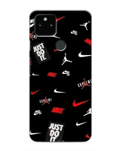Чехол для Google Pixel 5 с картинкой «Nike Mix Pattern»