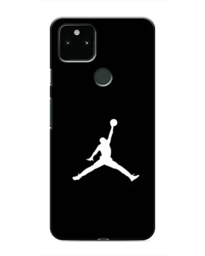 Чехол для Google Pixel 5 с картинкой «Jordan Silhouette»