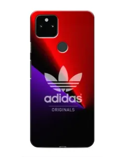 Чехол для Google Pixel 5 с картинкой «Adidas Red Neon»