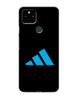 Чехол для Google Pixel 5 с картинкой «Adidas Cyan Logo»