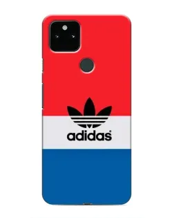 Чехол для Google Pixel 5 с картинкой «Ретро блоки Adidas»