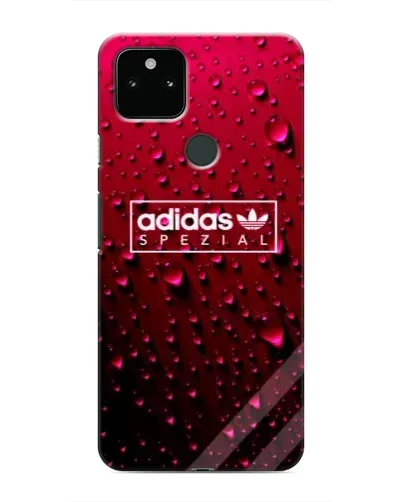 Чехол для Google Pixel 5 с картинкой «Adidas Gold Marble»