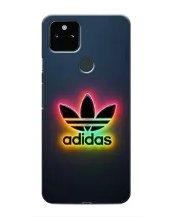 Чехол для Google Pixel 5 с картинкой «Неоновый Adidas»