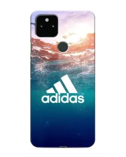 Чехол для Google Pixel 5 с картинкой «Океанская глубина адидас»