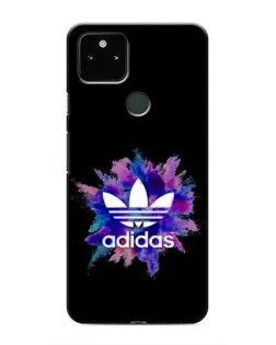 Чехол для Google Pixel 5 с картинкой «Взрыв красок Adidas»